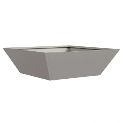 Afbeelding van vidaXL Metalen Planter Verweerd staal 50 x 15 cm