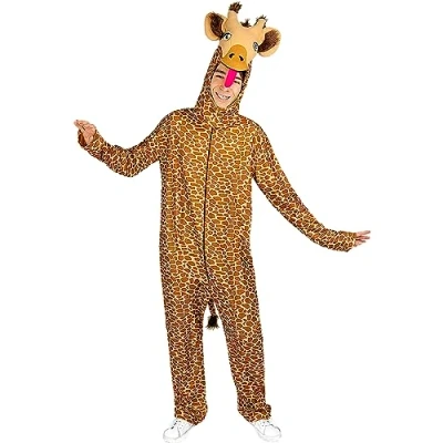 Afbeelding van FUNIDELIA Giraffe Kostuum voor volwassenen Maat: M L Bruin