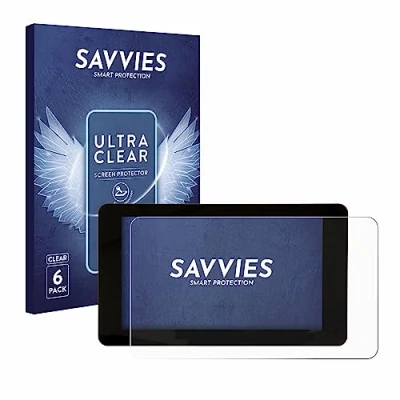 Afbeelding van Savvies (6 Stuks) Schermbeschermer voor Raspberry Pi Touchscreen 7&quot; Screen Protector Ultra Transparant