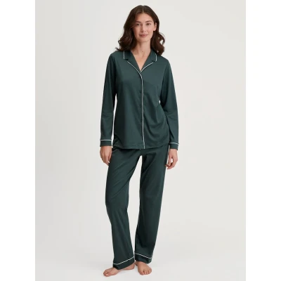 Afbeelding van Calida SET Lovers Pyjama, Dames, Maat: 48/50, Deep emerald green