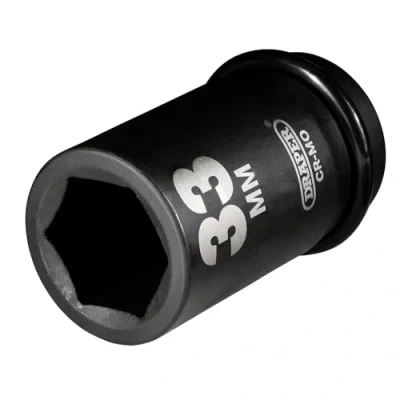 Afbeelding van Draper Expert Hi Torq zeskant diepbedsteeksleutel 1 inch vierkante aandrijving 33 mm