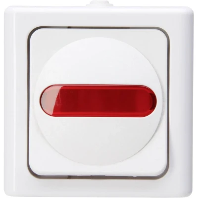 Afbeelding van Kopp 561602008 BlueElectric Compleet Controleschakelaar spatwaterdicht Arctisch wit 1 stuks