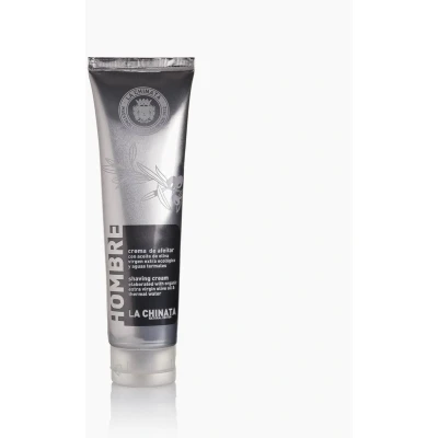 Afbeelding van LaChinata heren scheer crème met olijfolie en vitamine E zachte huid buurt 150ml