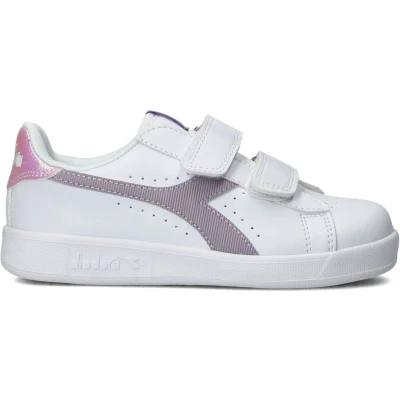 Afbeelding van Diadora GAME GIRL Unisex Trainingsschoen voor kinderen, Maat: 29, White/light violet Pu