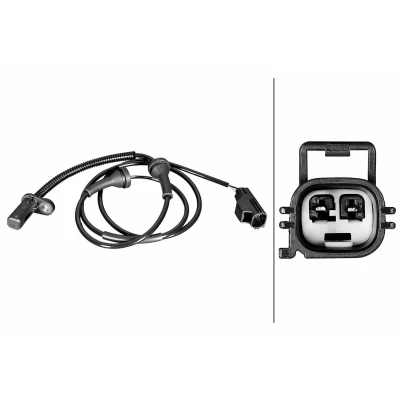 Afbeelding van HELLA 6PU 358 218 421 ABS Sensor Geluidsensor 2 polig 1135mm VOLVO: XC90 I (C, 275) 2.5 AWD, D5 2.4 T D3 /