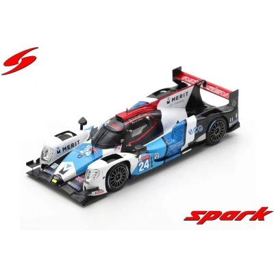 Afbeelding van De 1:43 Diecast Modelcar van Oreca 07 Gibson 4.2L V8 Team Nielsen Racing #24 24H LeMans 2020. coureurs waren G. Grist / A. Kapadia en Wells. fabrikant het schaalmodel is Spark. Dit model alleen onli