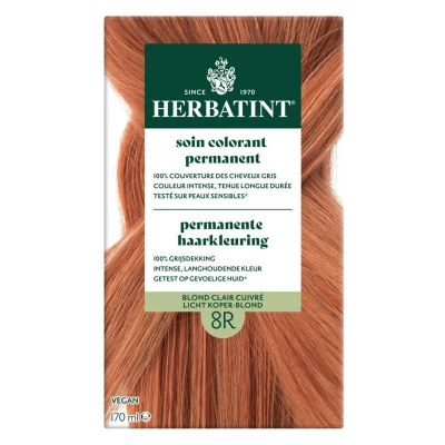 Afbeelding van Herbatint Permanente Haarkleuring 8R Licht Koperblond