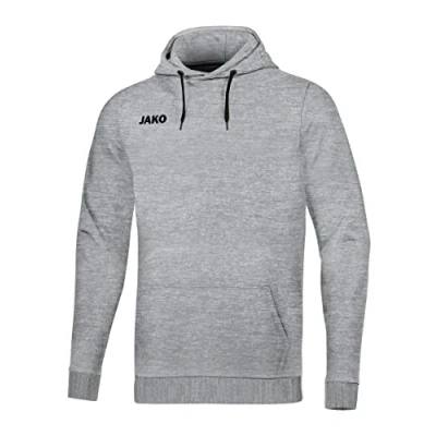 Afbeelding van JAKO Basissweater Met Capuchon, Uniseks Volwassene, Lichtgrijs Gevlekt, 3XL