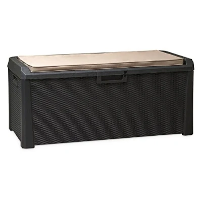 Afbeelding van TOOMAX Opbergbox kussenbox met kussen, antraciet, 148 x 72 64 cm