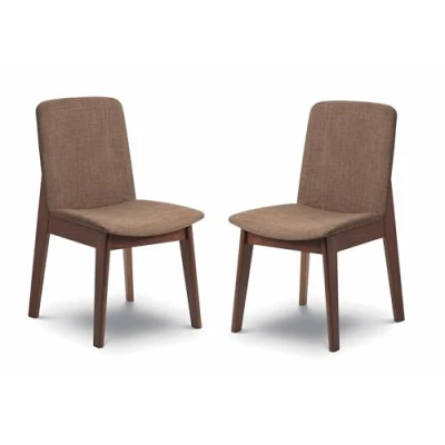 Afbeelding van Julian Bowen set van 2 Kensington eetkamerstoelen