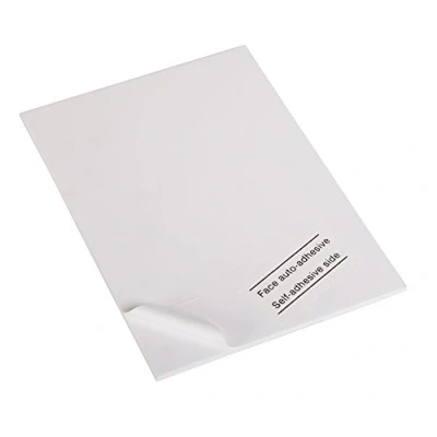 Afbeelding van Clairefontaine 93612C verpakking (met 5 schuimdozen, zelfklevend, 50 x 65 cm, mm, ideaal voor modelleren en decoratiewerk, licht eenvoudig te bewerken, chloorvrij), van stuks, wit