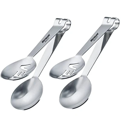 Afbeelding van Westmark 2 theezaktang/ persen/mini knijper, teatime, lengte 12 cm, roestvrij staal, 158422E3