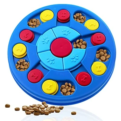Afbeelding van Yoboeew Hondenpuzzel speelgoed interactief hondenspeelgoed voor puppy IQ stimulatie en traktatie training hondenspellen traktatiedispenser slimme honden, katten leuke voeding (niveau