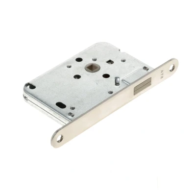 Afbeelding van Loopslot met magnetisch schoot, rvs voorplaat, doornmaat 50mm, exclusief sluitkom/sluitplaat