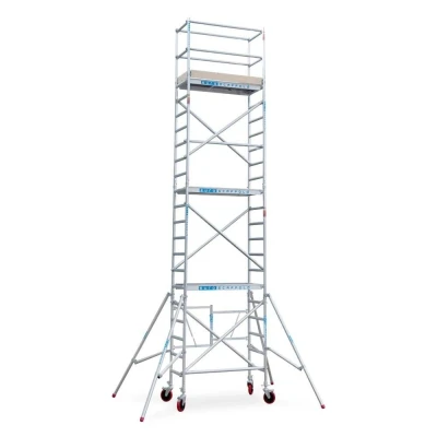 Afbeelding van Euroscaffold Compact line module 1+2+3+4 vouwsteiger 0,75x1,50 werkhoogte 7,80m Hout