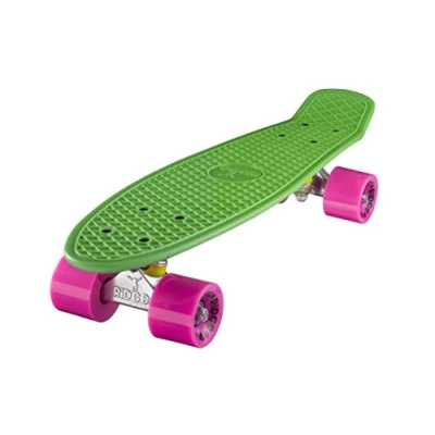 Afbeelding van Ridge Skateboard 55 Cm Mini Cruiser Retro stijl in M wielen Compleet U kant en klaar gemonteerd