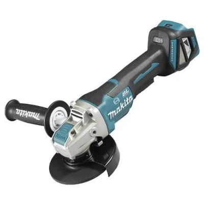 Afbeelding van Makita DGA519Z 18V Li ion accu haakse slijper body X LOCK 125mm koolborstelloos