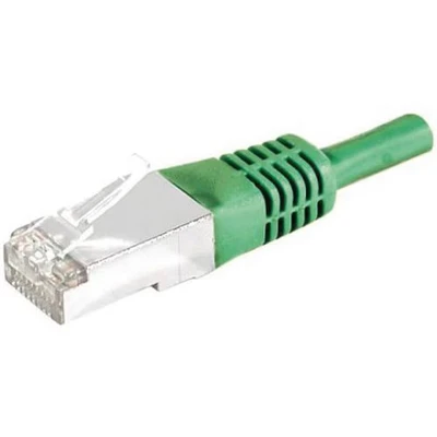 Afbeelding van Patchkabel RJ45 Rechte kabel Cat. 5E FTP afscherming Groen