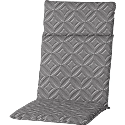 Afbeelding van Madison Tuinstoelkussen hoge rug 50x120 cm Universeel Blake grey outdoor
