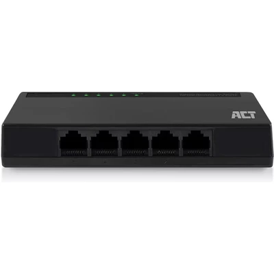 Afbeelding van ACT AC4445 netwerk switch Unmanaged Gigabit Ethernet (10/100/1000) Zwa