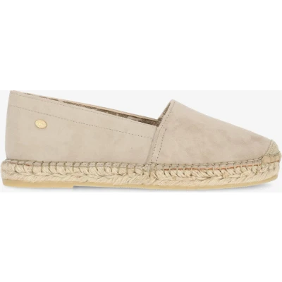 Afbeelding van Fred de la Bretoniere MILI ANA Espadrilles, Dames, Maat: 36, Taupe Veloursleer