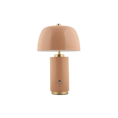Afbeelding van Leitmotiv Tafellamp Freya LED Zachtbruin