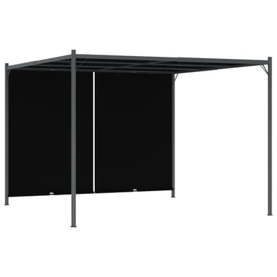 Afbeelding van Pergola met uittrekbaar dak 3x3 m antraciet