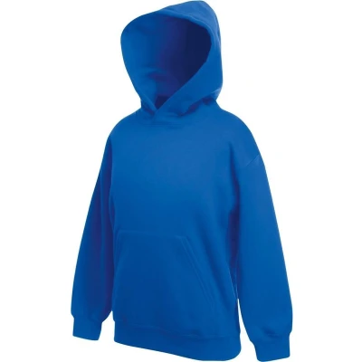 Afbeelding van Fruit Of The Loom Kinder Unisex Sweatshirt Met Capuchon / Hoodie (Royaal Blauw)