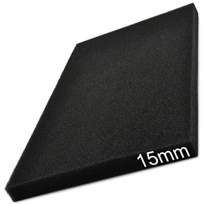 Afbeelding van Easyboost Luchtfilter Schuim 28x15cm dik 15mm snijdend voor Scooter Motorfiets Quad Grasmaaier Bosmaaier Tiller Airbox Filtratie