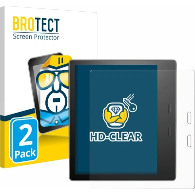 Afbeelding van BROTECT Screenprotector voor Amazon Kindle Oasis 2019 (10. Gen.) Folie Beschermfolie transparant (2 Stuks)