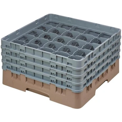 Afbeelding van Cambro Camrack vaatwaskorf met 25 compartimenten max. glashoogte 21,5cm