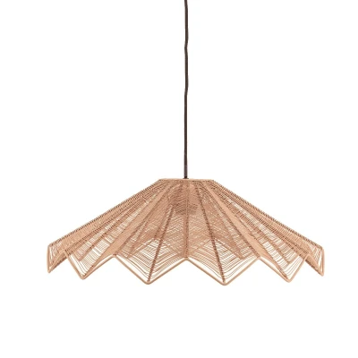 Afbeelding van By Boo Hanglamp Varjo groot oud roze Metaal