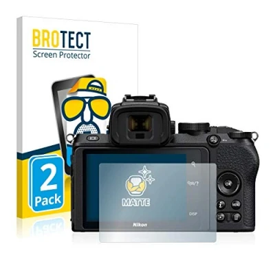 Afbeelding van BROTECT (2 Stuks) Antireflecterende Beschermfolie voor Nikon Z 50 Anti Glare Screen Protector, Mat, Ontspiegelend