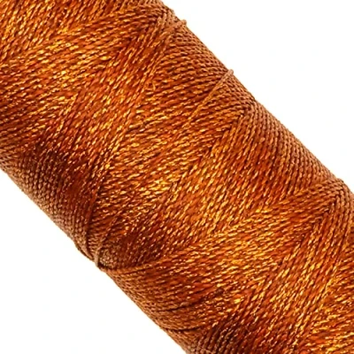 Afbeelding van Linhasita gewaxt garen, 100 g/170 meter, 1 mm dik, polyester, macramé, 30 kleuren, koper