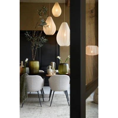 Afbeelding van Light &amp; Living Itela hanglamp Ø50 cm zand Stof