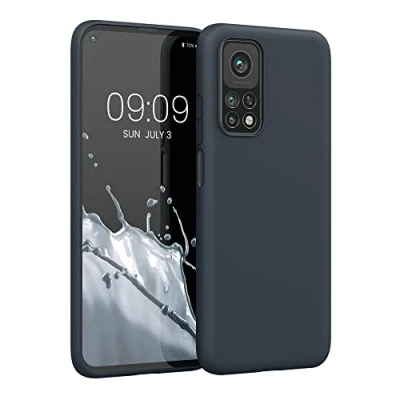 Afbeelding van kwmobile telefoonhoesje compatibel met Xiaomi Mi 10T / Pro hoesje Zachte case voor smartphone Back cover in bosbesblauw