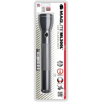 Afbeelding van Maglite ML300L LED 3 Cel D Flashlight, Grijs