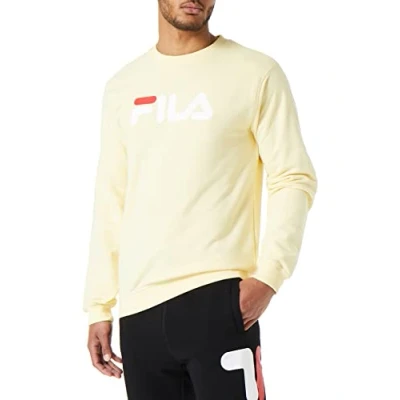 Afbeelding van FILA Unisex BARBIAN Crew Sweatshirt, Pale Banana, 4XL, geel (pale banana), 4XL