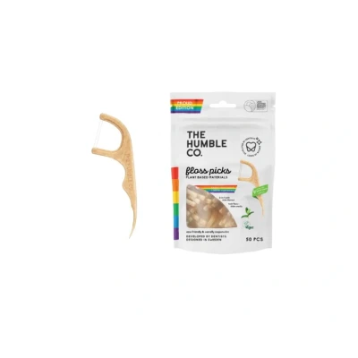 Afbeelding van The Humble Co. Tandenstokers en flossdraad Proud 50 Stuks
