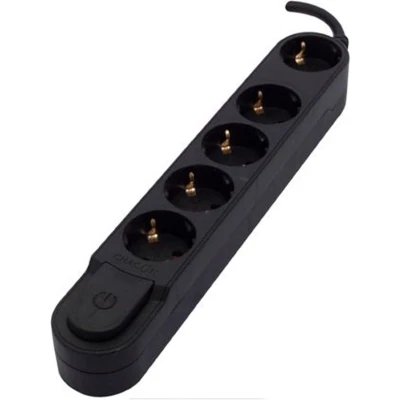 Afbeelding van Enzo Chacon Design TCD RA 5V/1,5m 3x1,5qmm schakelaar zwart 6872850