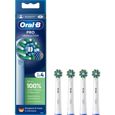 Afbeelding van Oral B PRO Opzetborstels Cross Action, 4 Stuks