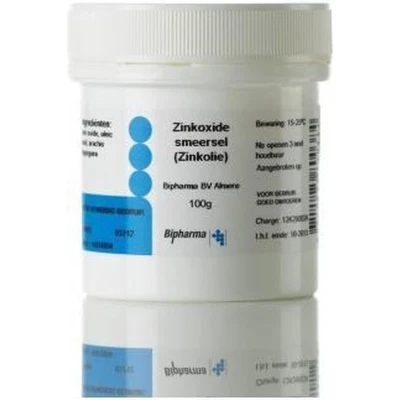 Afbeelding van 2x Bipharma Zinkoxidesmeersel Zinkolie 100 gr