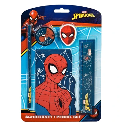 Afbeelding van Spiderman Schrijfwarenset 5 Delig 4043946301844