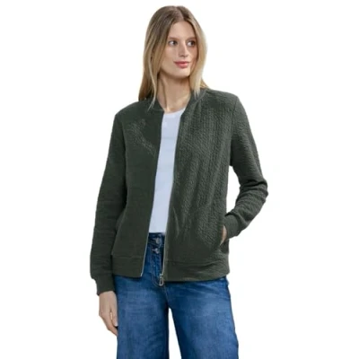 Afbeelding van Cecil structuur vest strong khaki 321121 15382