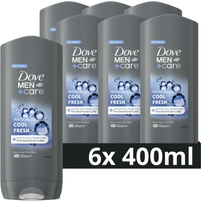 Afbeelding van 6er Pack DOVE Douchegel Men+Care &quot;Cool Fresh&quot; 400 ml