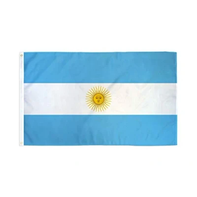 Afbeelding van Argentina Vlag 150x90 cm Argentijnse vlaggen 90 x 150 Banner 3x5 ft Hoge kwaliteit AZ FLAG