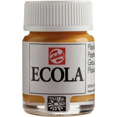 Afbeelding van Bruynzeel Ecola plakkaatverf fles 16ml gele oker 227