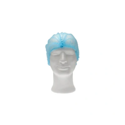 Afbeelding van Haarnetjes CMT Haarnet Clip Cap PP Non Woven Detecteerbaar Blauw Maat XL 58cm