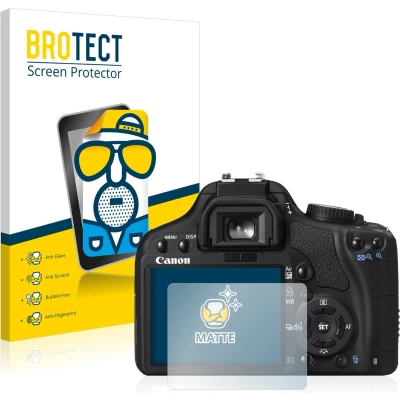 Afbeelding van BROTECT Screenprotector voor Canon EOS 450D Folie Beschermfolie matte (2 Stuks)