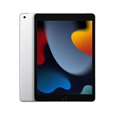 Afbeelding van 2021 Apple iPad (10,2‑inch, Wi Fi + Cellular, 64GB) Silber (Refurbished)
